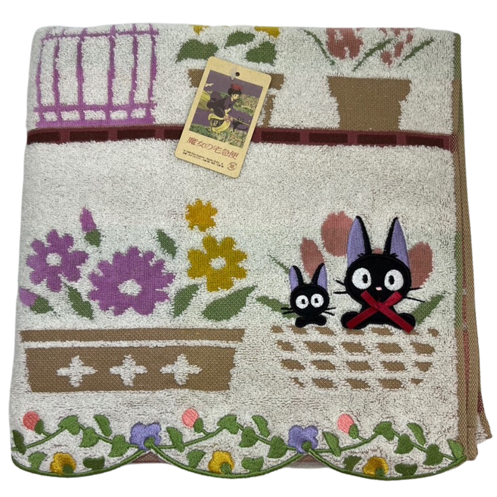 Studio Ghibli Kiki's Delivery Service Jiji Bath Towel