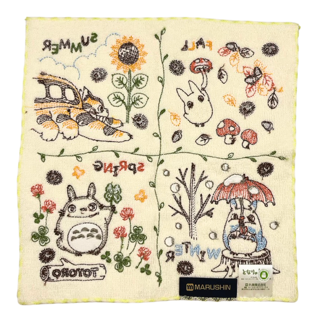 My Neighbor Totoro Mini Towel -Nature's Four Seasons