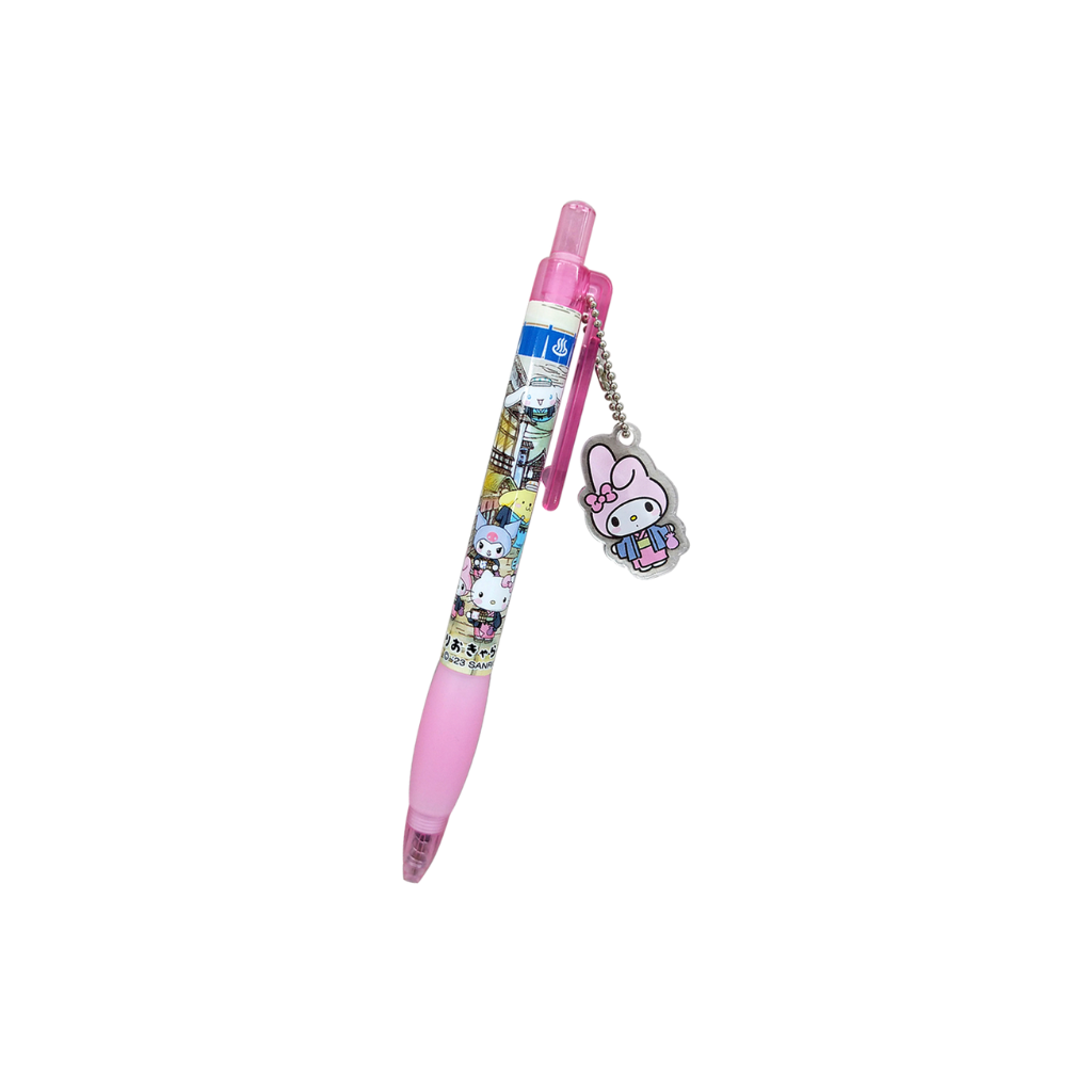 Sanrio Characters Hot Spring Acrylic Parts Ballpoint Pen