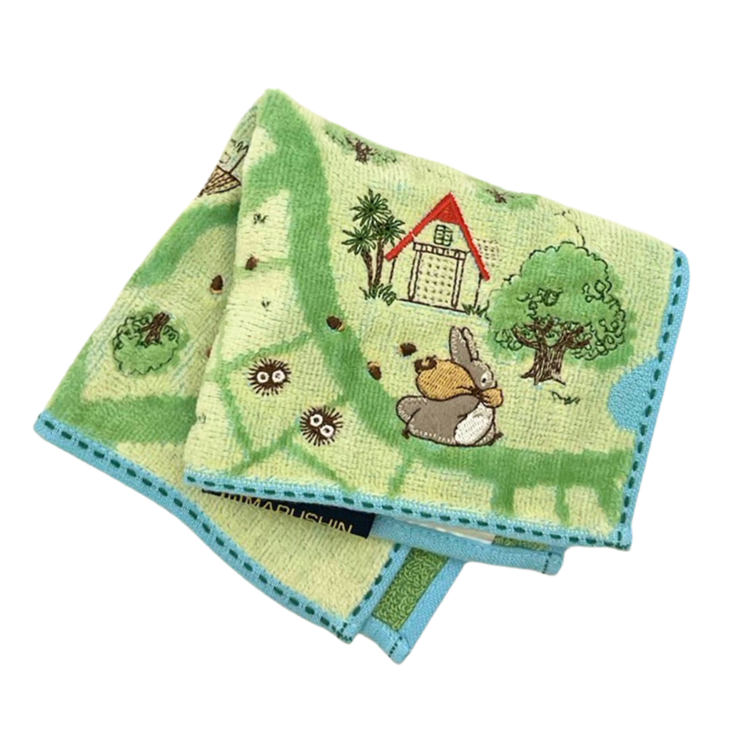 My Neighbor Totoro Mini Towel - Walk map