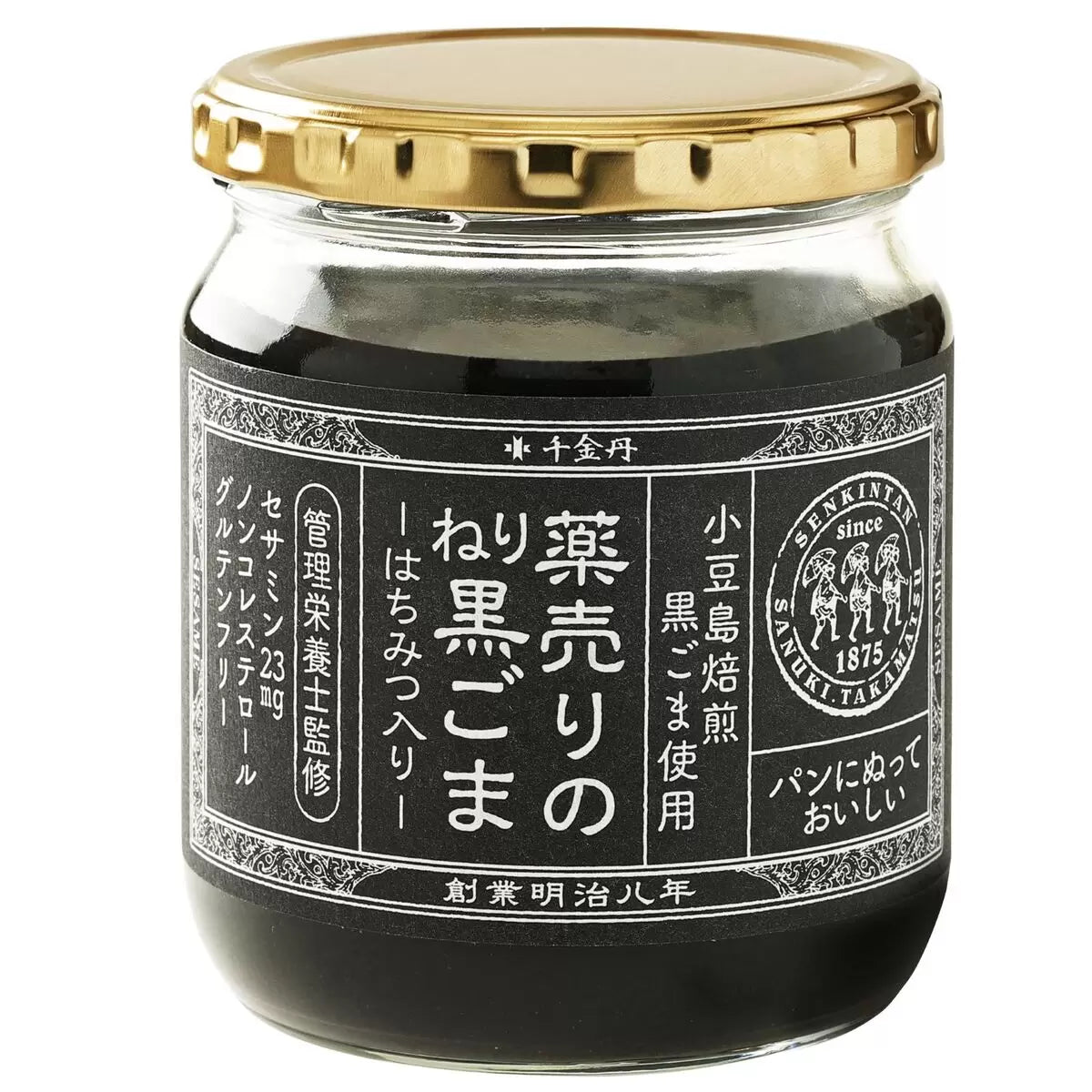 Paste-NK2504-12 千金丹 小豆島焙煎黑芝麻蜂蜜醬430g
