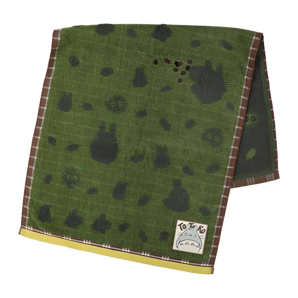 My Neighbor Totoro Autumn Green Bath Towel & Face Towel