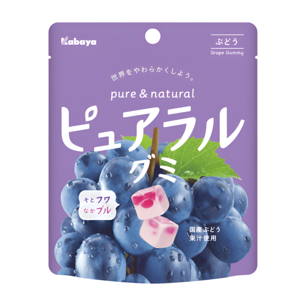 Pure&natural Gummy candies -Grape58g