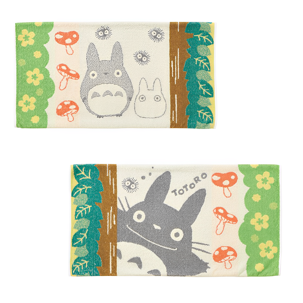 Towel Pillow Cover My Neighbor Totoro Forest Bathing Studio Ghibli & Totoro Silhouette Studio Ghibli. - 0