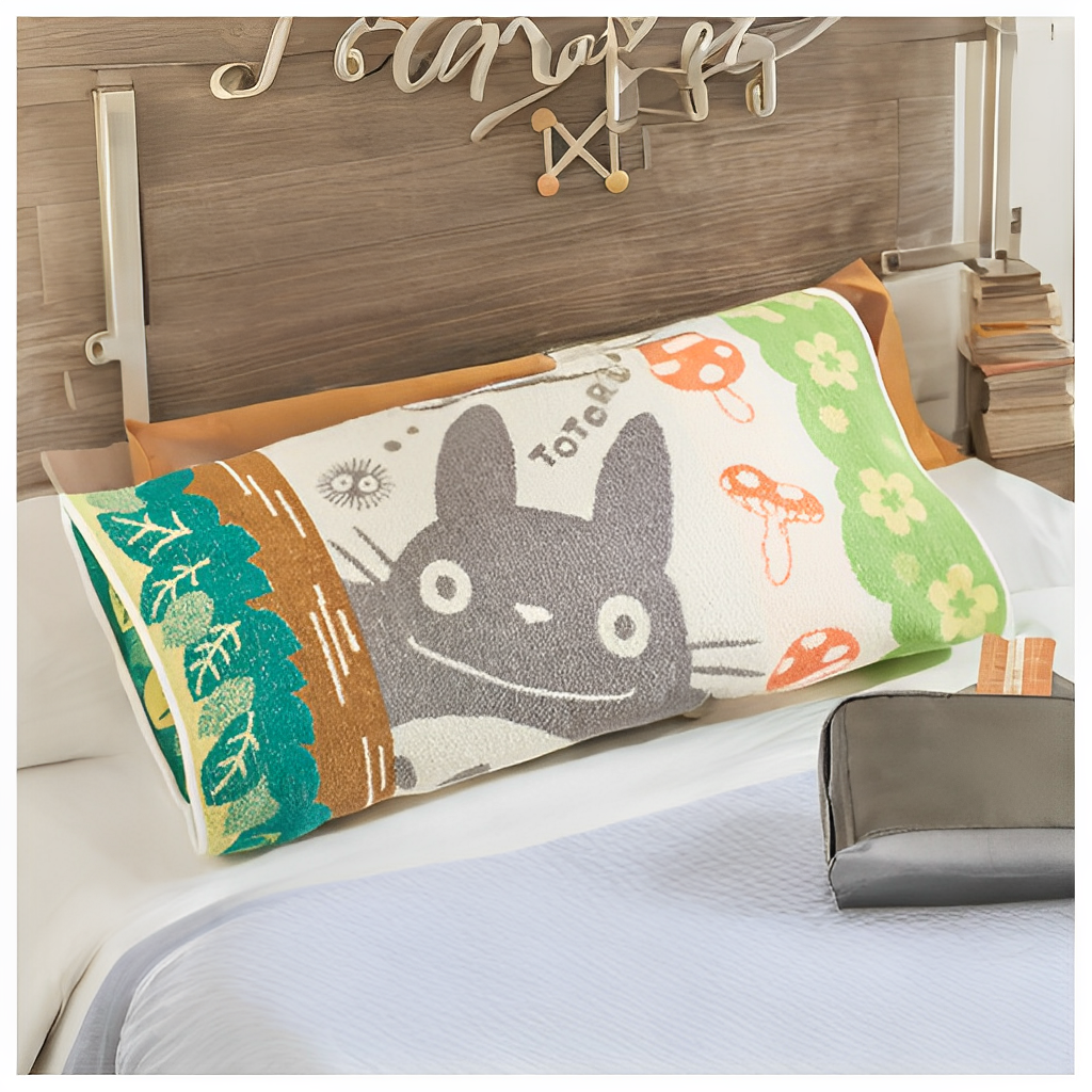 Towel Pillow Cover My Neighbor Totoro Forest Bathing Studio Ghibli & Totoro Silhouette Studio Ghibli.