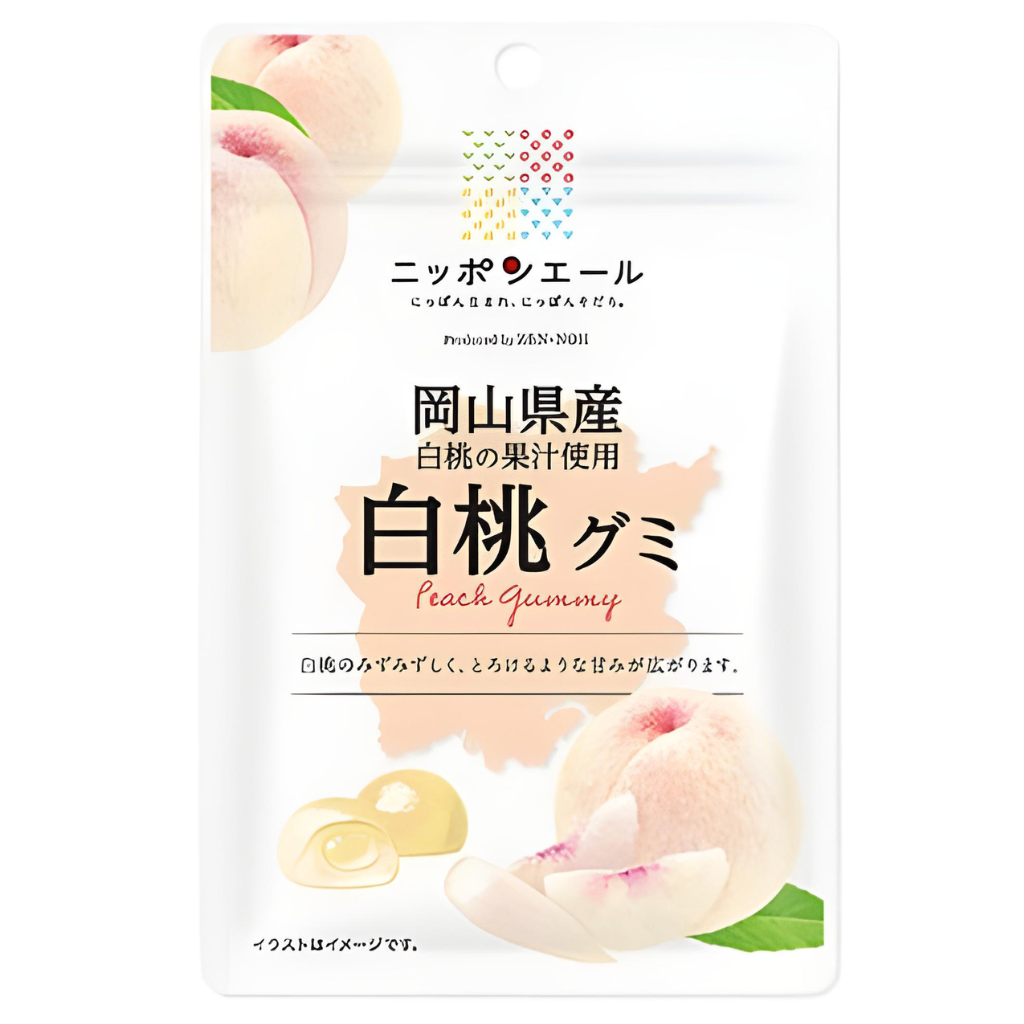 Okayama White Peach Gummy40g