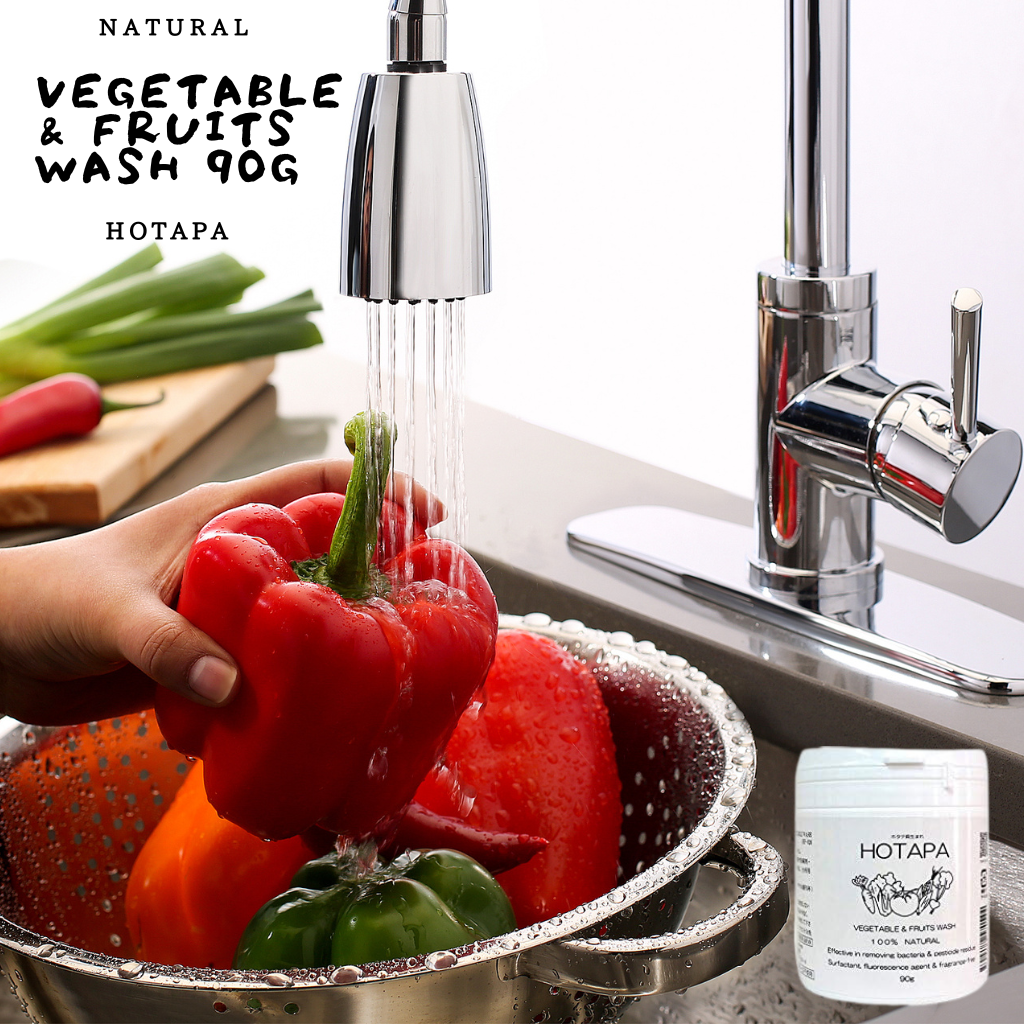 Hotapa 100% Natural Vegetable & Fruits Wash 90g | MissNakajima